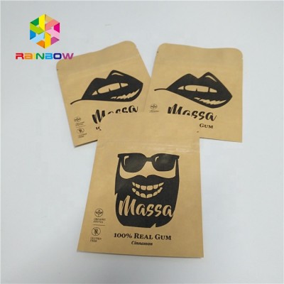 50g 100g Brown White Kraft Paper Small Coffee Beans Powder Packaging Bags / Paper Drip Coffee Sachet