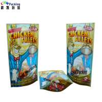 CHK Packing Matte and glossy Pet food packaging bags for stand up bird food pouch with resealable ziplock