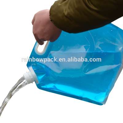 Gallon Water Storage Bag Stand up Beverage Pouch with Spout 1 Gallon 2 Gallons 3 Gallons