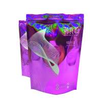 custom logo printed Cat food packing plastic laminated mylar foil holographic ziplock bag