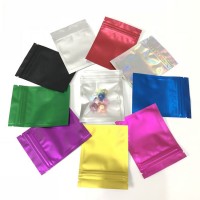 Food grade matte plastic ziplock mylar bags for tea,snack,cookies