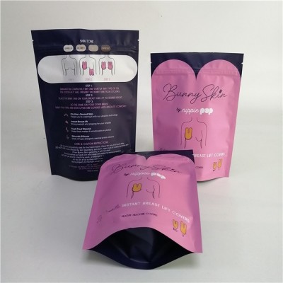 Resealable Stand Up Pouch Doypack for Breast Lift Cover Pack Sachet 250g Coffee Bean Aluminum Foil Pouch Ziplock