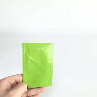 Glossy Green Color Printing Mylar Bag for Single Capsule / Pill Packing